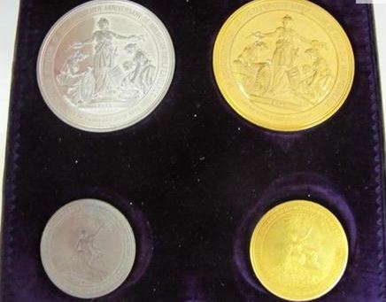 1886-Expo-Medals---Set-Of-4---A-Little-Help?
